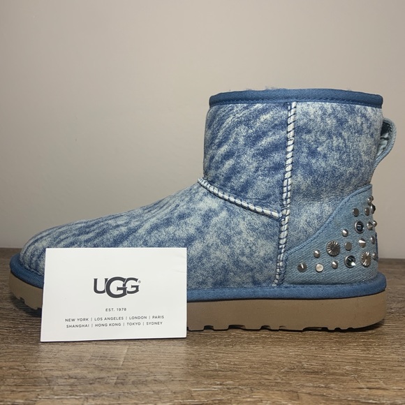 ugg mini studded bling boot